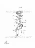 UPPER CASING for Yamaha 30 2012