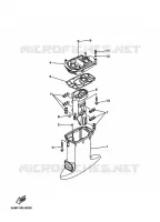 UPPER CASING for Yamaha 30 2006