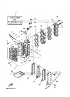CYLINDER / CRANKCASE for Yamaha 30 2001