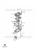 UPPER CASING for Yamaha 30 2001