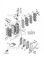 CYLINDER / CRANKCASE for Yamaha 30 1999