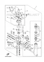 POWER TILT ASSEMBLY for Yamaha 30 1999