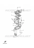 UPPER CASING for Yamaha 30 1999