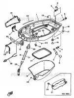 BOTTOM COWLING for Yamaha 30 1986