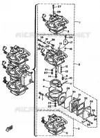 CARBURETOR for Yamaha 30 1986