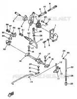 THROTTLE CONTROL for Yamaha 30 1986