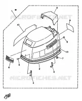 TOP COWLING for Yamaha 30 1986