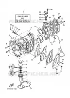 CYLINDER / CRANKCASE for Yamaha 30 2003