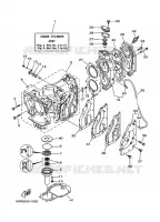 CYLINDER / CRANKCASE for Yamaha 30 2003