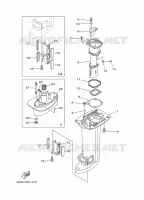 UPPER CASING for Yamaha E25 2012