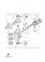 CRANKSHAFT / PISTON for Yamaha F20 2006
