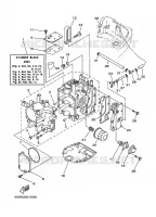 CYLINDER / CRANKCASE 1 for Yamaha F20 2005