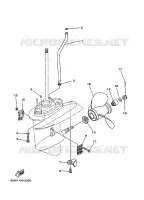 LOWER CASING & DRIVE 2 for Yamaha F20 2005