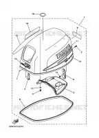 TOP COWLING for Yamaha F20 2005