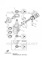 CRANKSHAFT / PISTON for Yamaha F20 2004