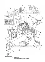 CYLINDER / CRANKCASE 1 for Yamaha F20 2004