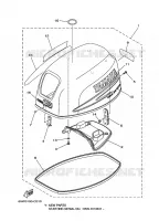 TOP COWLING for Yamaha F20 2004