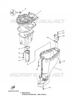 UPPER CASING for Yamaha F20 2004