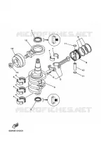 CRANKSHAFT / PISTON for Yamaha F20 2003