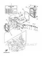 CYLINDER / CRANKCASE 2 for Yamaha F20 2003