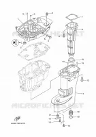 UPPER CASING for Yamaha F20 2019