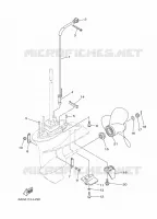 LOWER CASING & DRIVE 2 for Yamaha F20 2019