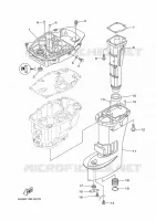 UPPER CASING for Yamaha F20 2019