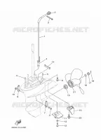 LOWER CASING & DRIVE 2 for Yamaha F20 2019