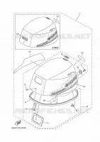 TOP COWLING for Yamaha F20 2019