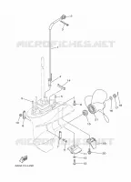 LOWER CASING & DRIVE 2 for Yamaha F20 2019