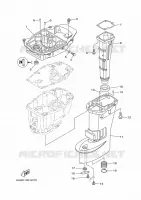 UPPER CASING for Yamaha F20 2019