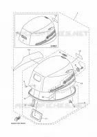 TOP COWLING for Yamaha F20 2017