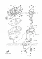 UPPER CASING for Yamaha F20 2017