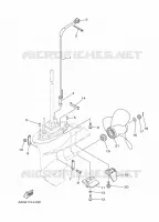 LOWER CASING & DRIVE 2 for Yamaha F20 2013