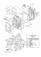 CYLINDER / CRANKCASE 2 for Yamaha F20 2012