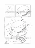 TOP COWLING for Yamaha F20 2012