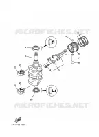 CRANKSHAFT / PISTON for Yamaha F20 2012