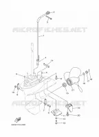 LOWER CASING & DRIVE 2 for Yamaha F20 2012
