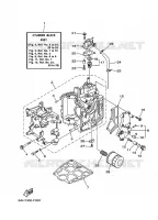 CYLINDER / CRANKCASE 1 for Yamaha F20 2009
