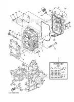 CYLINDER / CRANKCASE 2 for Yamaha F20 2009