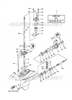 LOWER CASING & DRIVE 1 for Yamaha F20 2009