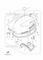 FAIRING UPPER for Yamaha F20 2012