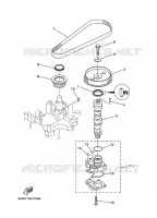 OIL PUMP for Yamaha F25 2008