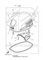 FAIRING UPPER for Yamaha F25 2004
