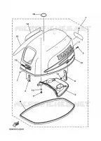 FAIRING UPPER for Yamaha F25 2002