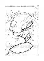 FAIRING UPPER for Yamaha F25 1999