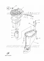 UPPER CASING for Yamaha F25 2017
