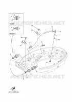 BOTTOM COWLING 2 for Yamaha F25 2017