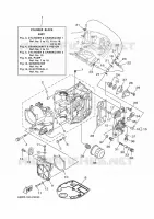 CYLINDER / CRANKCASE 1 for Yamaha F25 2017