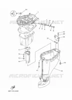 UPPER CASING for Yamaha F25 2010